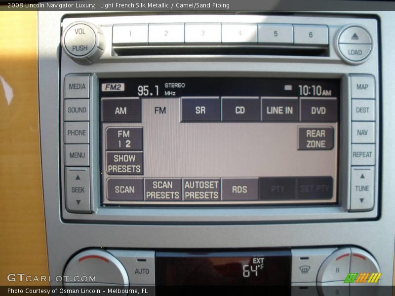 Light French Silk Metallic / Camel/Sand Piping 2008 Lincoln Navigator Luxury