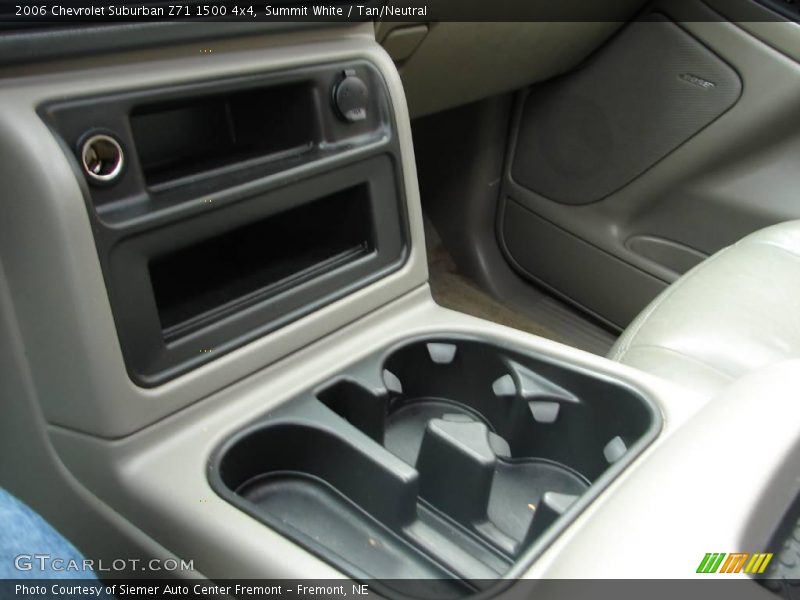Summit White / Tan/Neutral 2006 Chevrolet Suburban Z71 1500 4x4