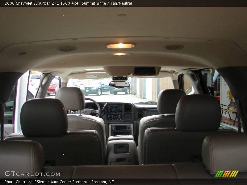 Summit White / Tan/Neutral 2006 Chevrolet Suburban Z71 1500 4x4