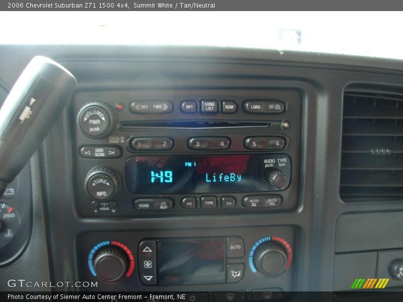 Summit White / Tan/Neutral 2006 Chevrolet Suburban Z71 1500 4x4