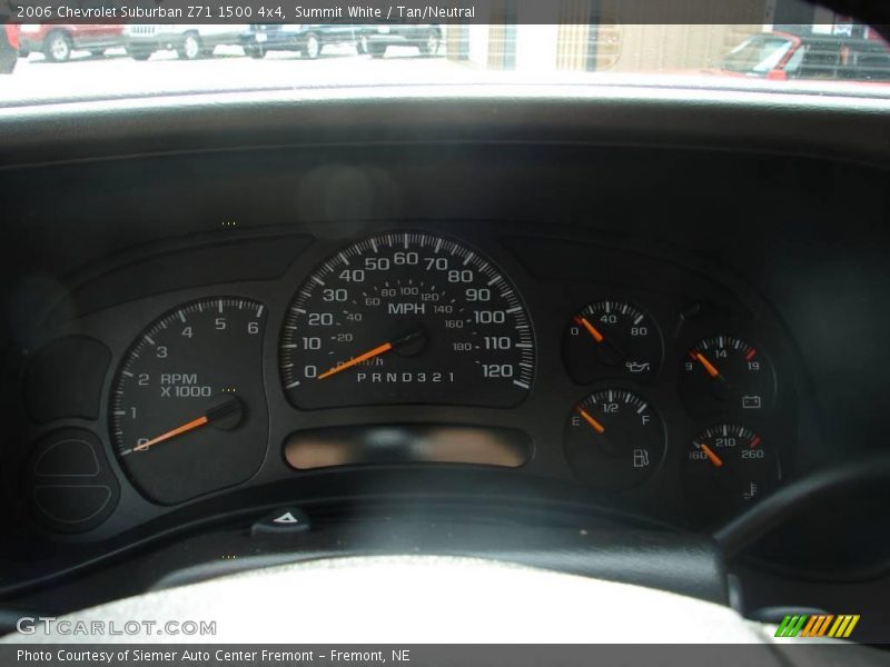 Summit White / Tan/Neutral 2006 Chevrolet Suburban Z71 1500 4x4