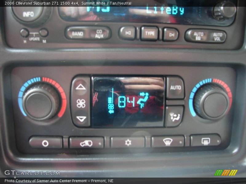 Summit White / Tan/Neutral 2006 Chevrolet Suburban Z71 1500 4x4