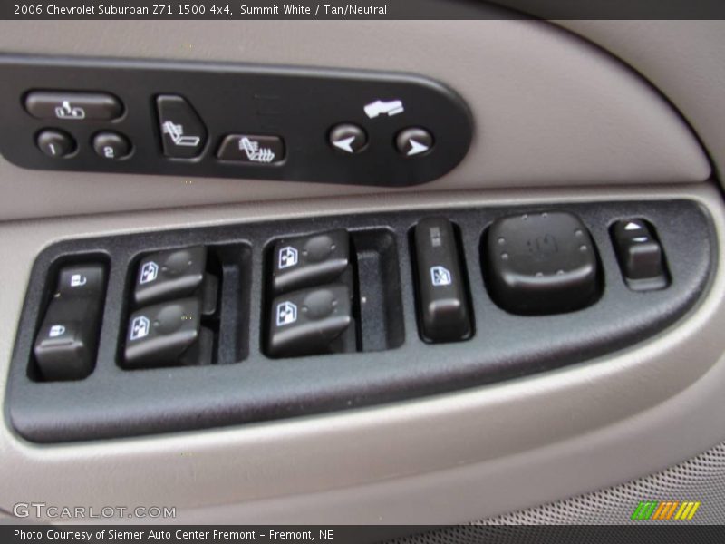 Summit White / Tan/Neutral 2006 Chevrolet Suburban Z71 1500 4x4