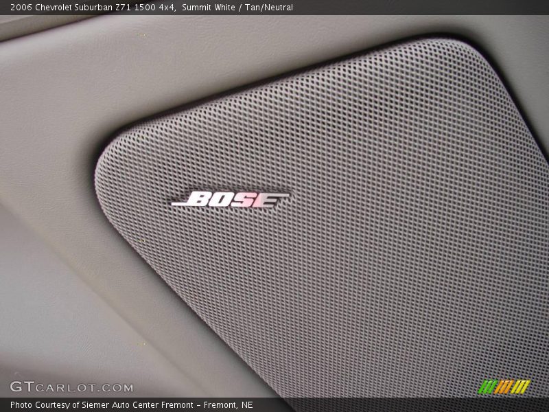 Summit White / Tan/Neutral 2006 Chevrolet Suburban Z71 1500 4x4