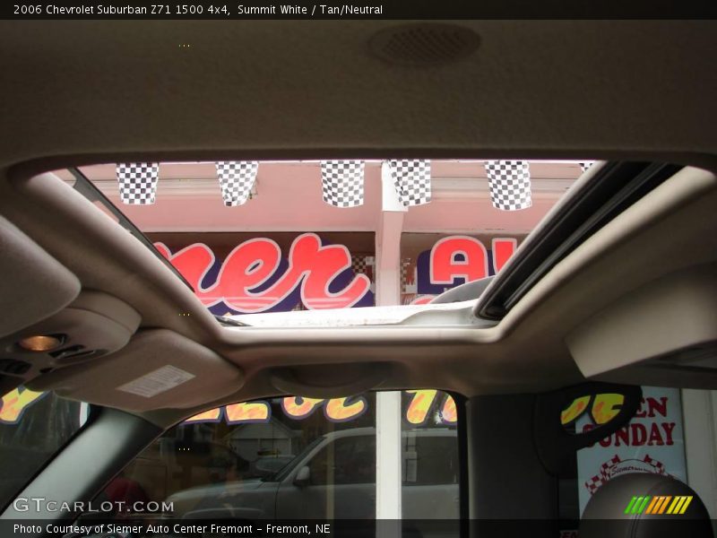 Summit White / Tan/Neutral 2006 Chevrolet Suburban Z71 1500 4x4