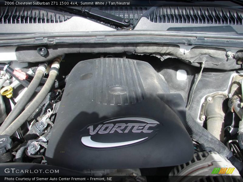Summit White / Tan/Neutral 2006 Chevrolet Suburban Z71 1500 4x4