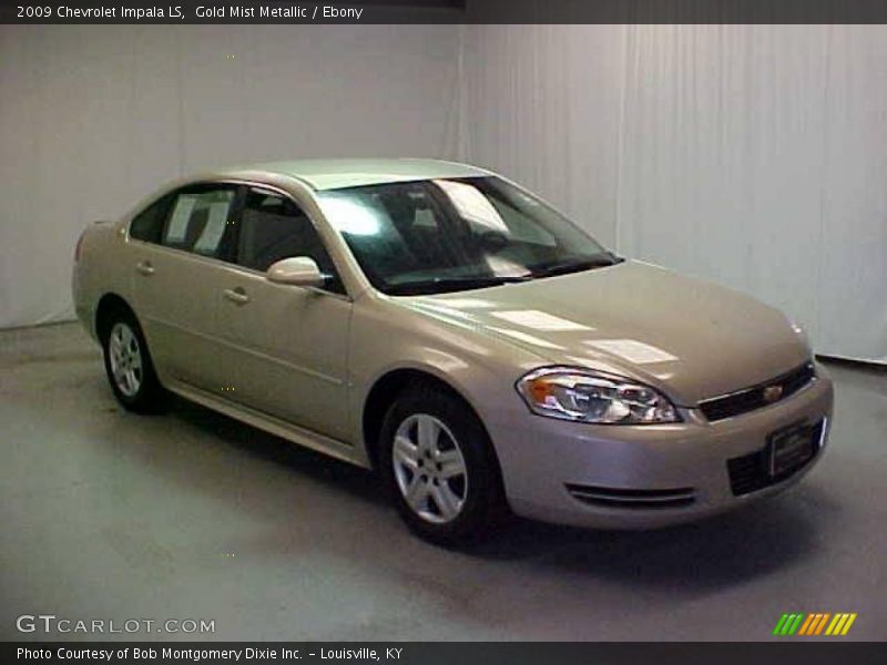 Gold Mist Metallic / Ebony 2009 Chevrolet Impala LS