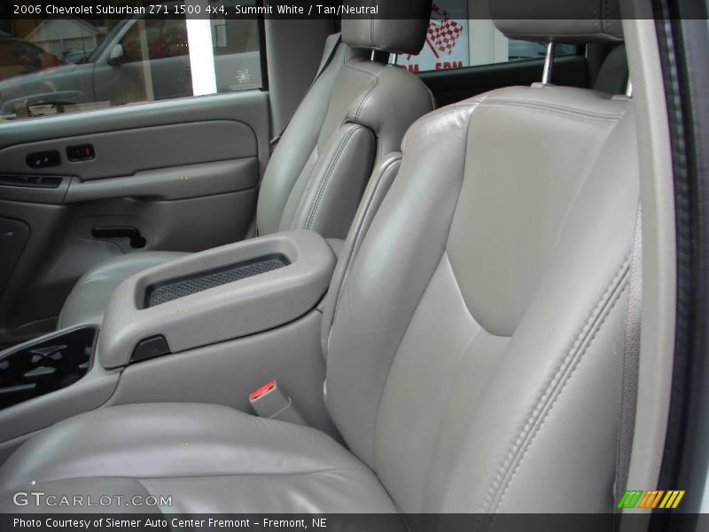 Summit White / Tan/Neutral 2006 Chevrolet Suburban Z71 1500 4x4
