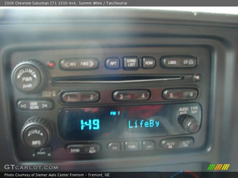 Summit White / Tan/Neutral 2006 Chevrolet Suburban Z71 1500 4x4