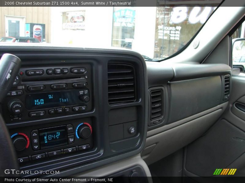 Summit White / Tan/Neutral 2006 Chevrolet Suburban Z71 1500 4x4