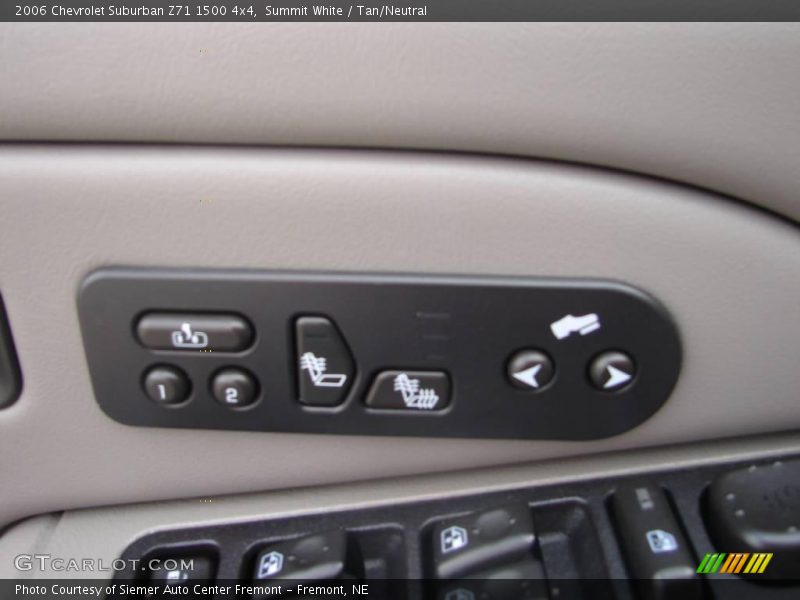Summit White / Tan/Neutral 2006 Chevrolet Suburban Z71 1500 4x4