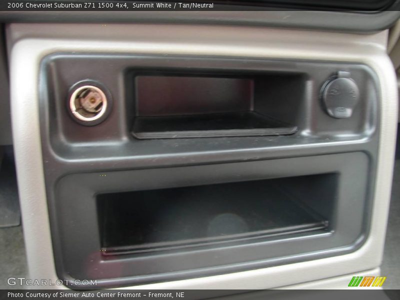 Summit White / Tan/Neutral 2006 Chevrolet Suburban Z71 1500 4x4