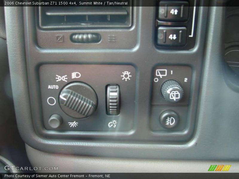 Summit White / Tan/Neutral 2006 Chevrolet Suburban Z71 1500 4x4