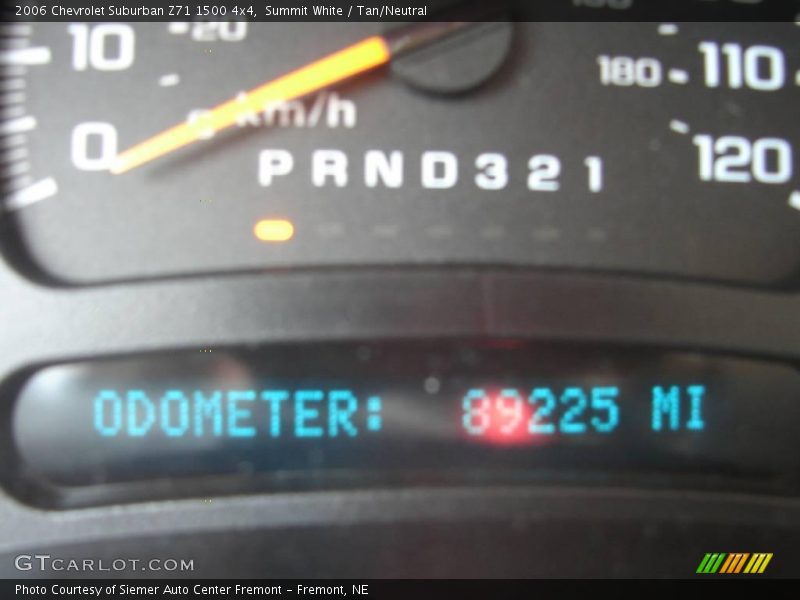 Summit White / Tan/Neutral 2006 Chevrolet Suburban Z71 1500 4x4