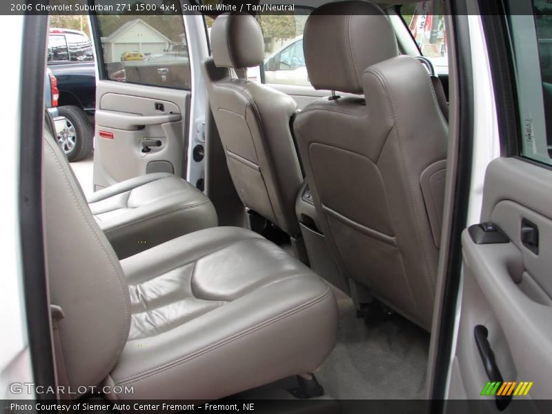 Summit White / Tan/Neutral 2006 Chevrolet Suburban Z71 1500 4x4