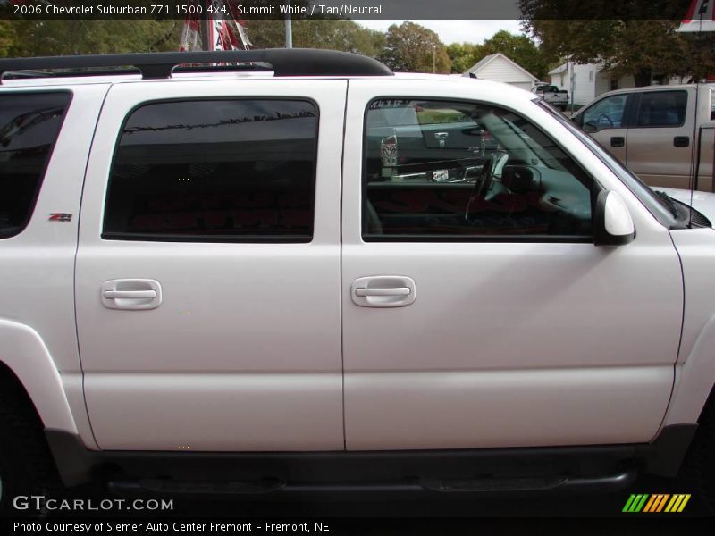 Summit White / Tan/Neutral 2006 Chevrolet Suburban Z71 1500 4x4
