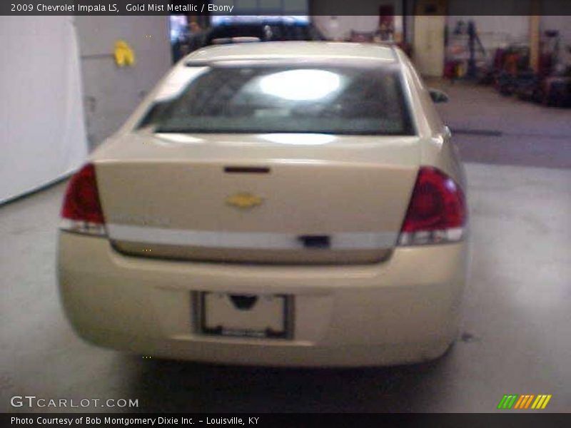 Gold Mist Metallic / Ebony 2009 Chevrolet Impala LS