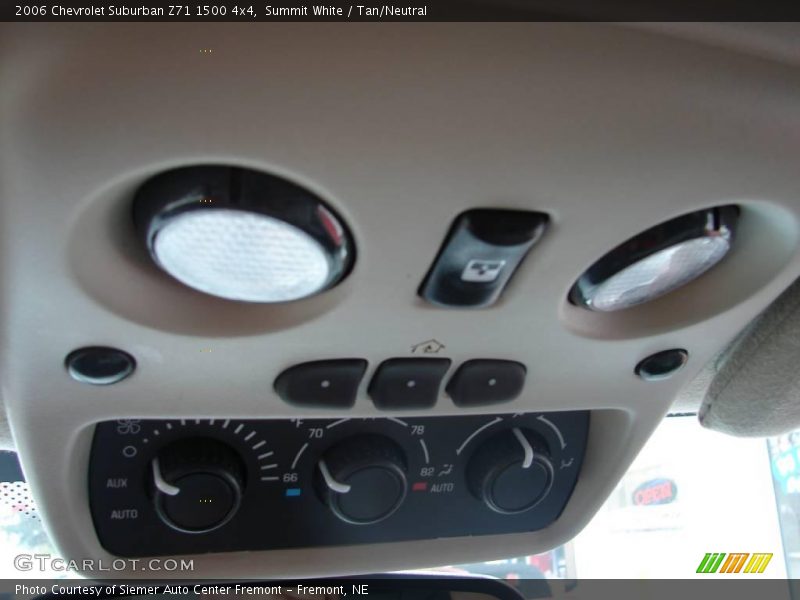 Summit White / Tan/Neutral 2006 Chevrolet Suburban Z71 1500 4x4