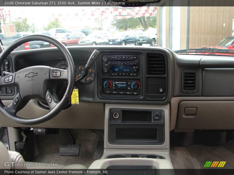 Summit White / Tan/Neutral 2006 Chevrolet Suburban Z71 1500 4x4