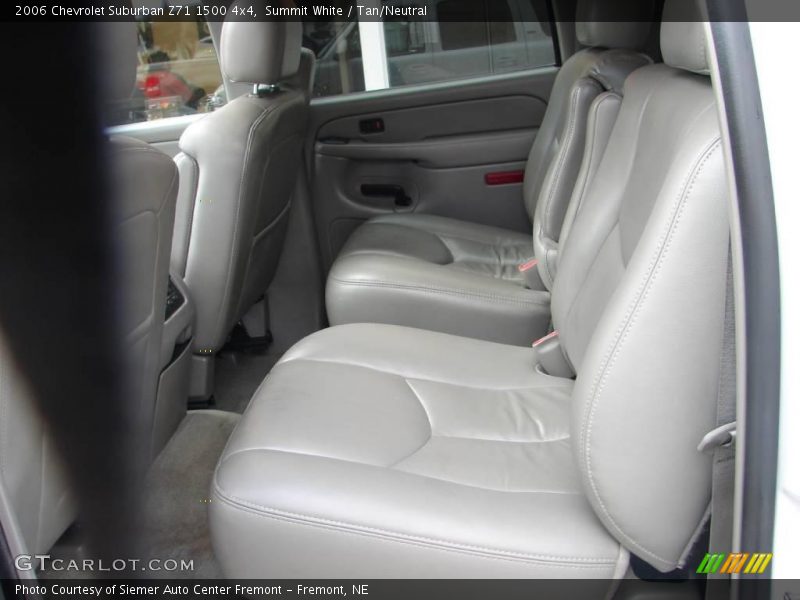 Summit White / Tan/Neutral 2006 Chevrolet Suburban Z71 1500 4x4