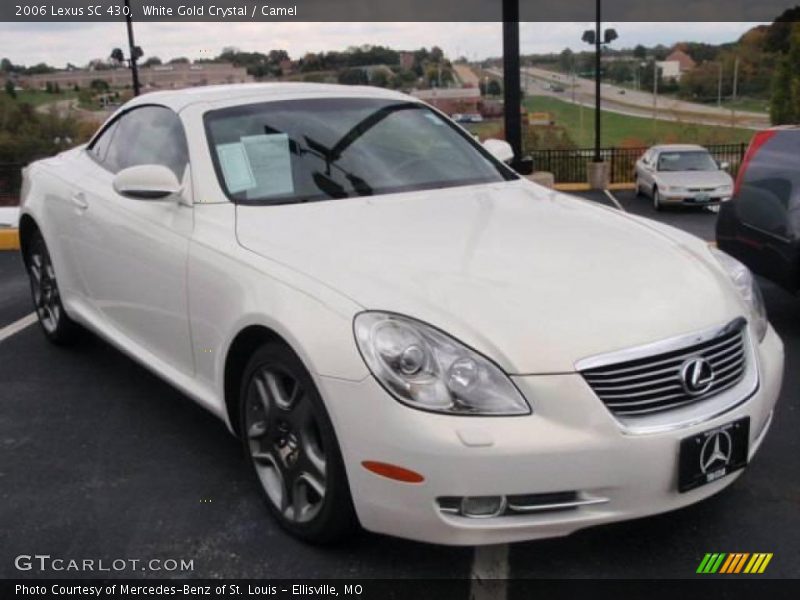 White Gold Crystal / Camel 2006 Lexus SC 430