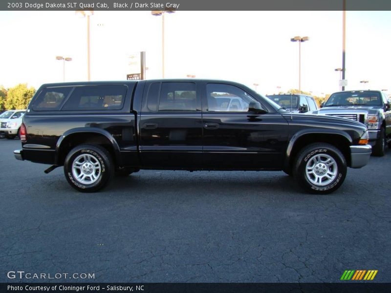 Black / Dark Slate Gray 2003 Dodge Dakota SLT Quad Cab