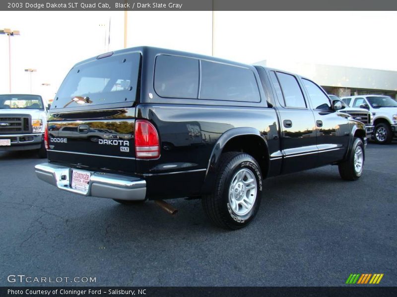 Black / Dark Slate Gray 2003 Dodge Dakota SLT Quad Cab