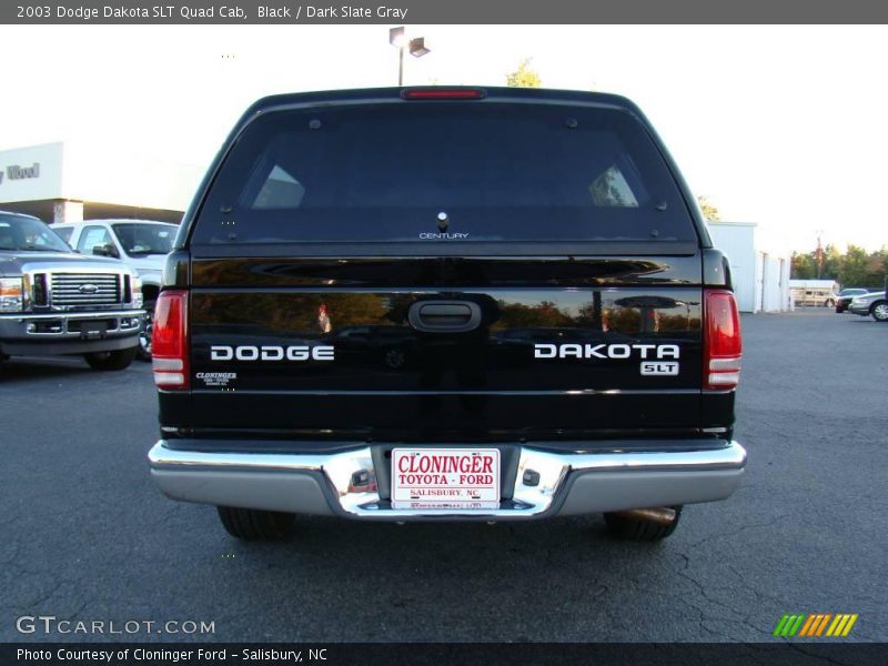 Black / Dark Slate Gray 2003 Dodge Dakota SLT Quad Cab