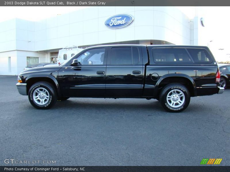 Black / Dark Slate Gray 2003 Dodge Dakota SLT Quad Cab
