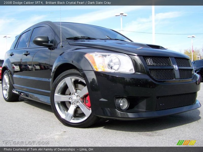 Brilliant Black Crystal Pearl / Dark Slate Gray 2008 Dodge Caliber SRT4
