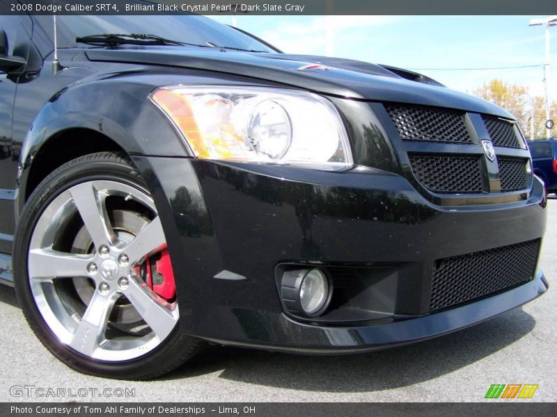 Brilliant Black Crystal Pearl / Dark Slate Gray 2008 Dodge Caliber SRT4