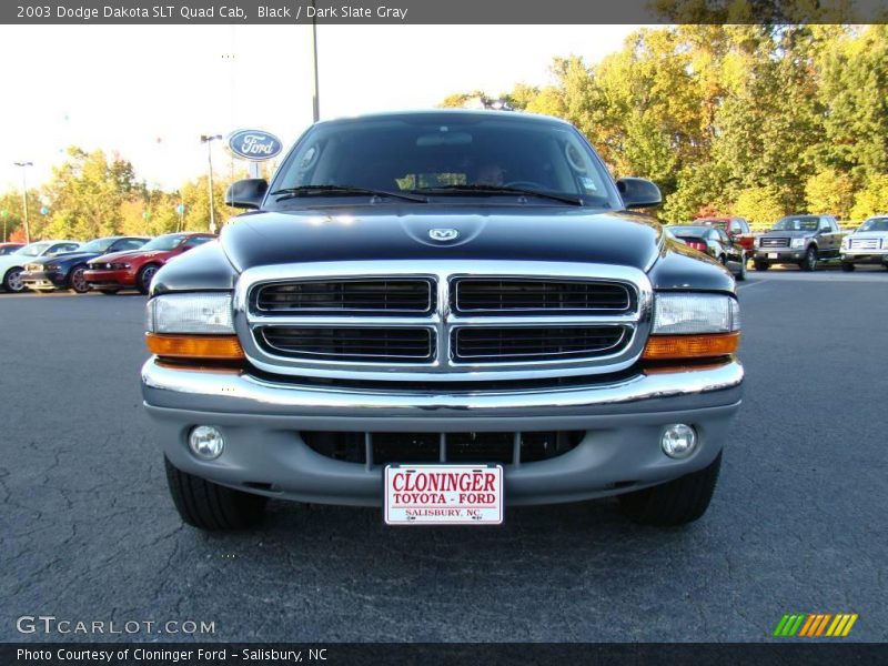 Black / Dark Slate Gray 2003 Dodge Dakota SLT Quad Cab