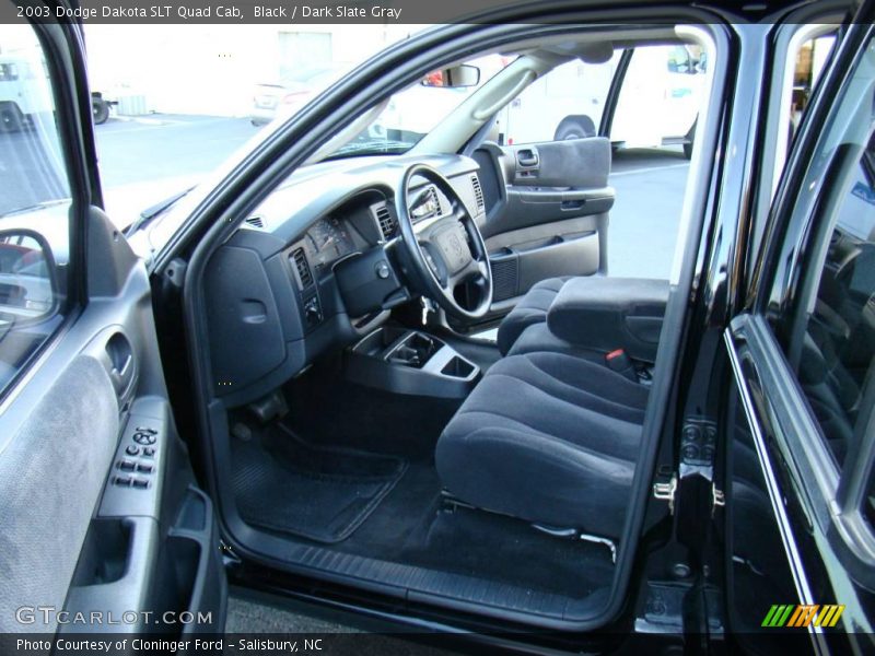 Black / Dark Slate Gray 2003 Dodge Dakota SLT Quad Cab