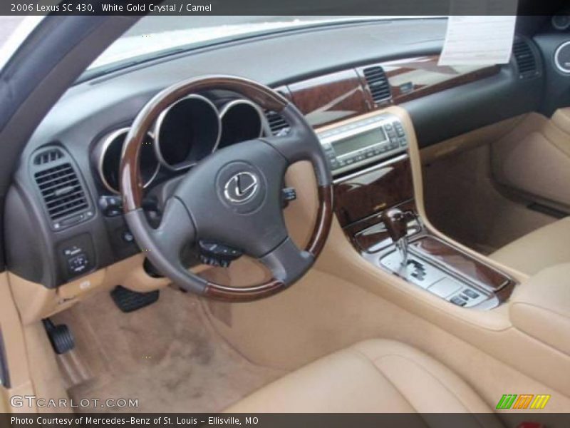 White Gold Crystal / Camel 2006 Lexus SC 430
