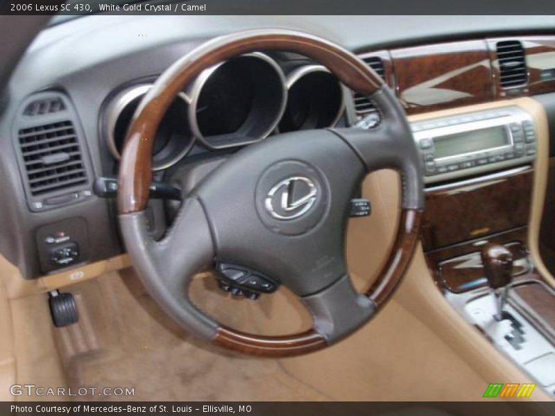 White Gold Crystal / Camel 2006 Lexus SC 430