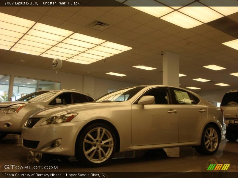 Tungsten Pearl / Black 2007 Lexus IS 350