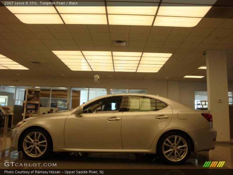 Tungsten Pearl / Black 2007 Lexus IS 350
