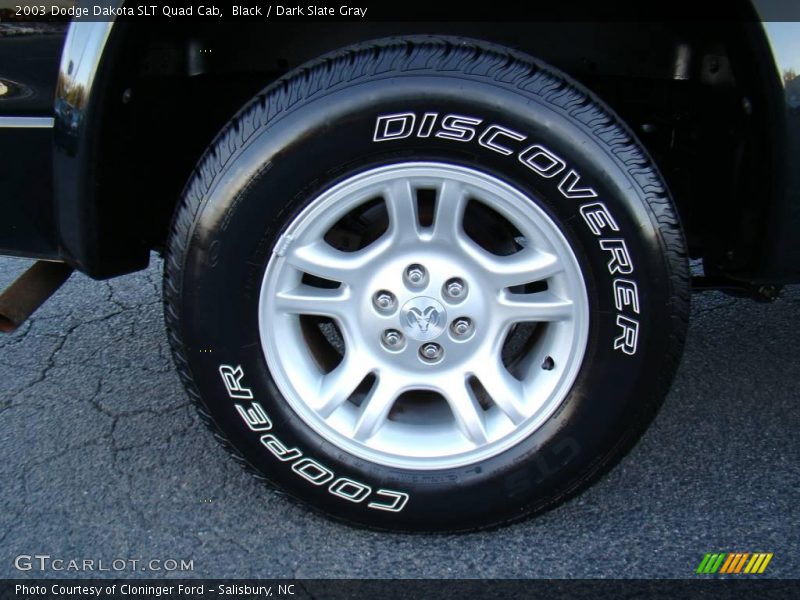 Black / Dark Slate Gray 2003 Dodge Dakota SLT Quad Cab