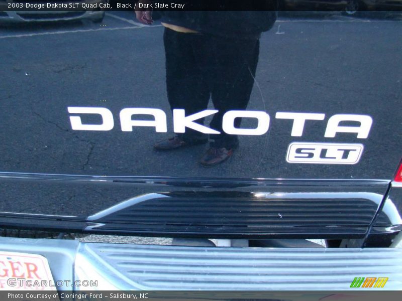 Black / Dark Slate Gray 2003 Dodge Dakota SLT Quad Cab