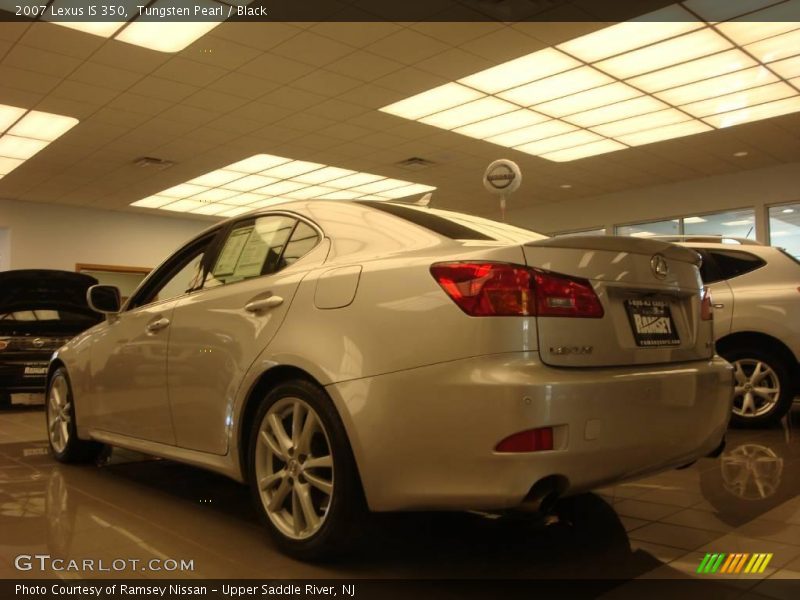 Tungsten Pearl / Black 2007 Lexus IS 350