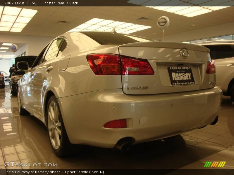 Tungsten Pearl / Black 2007 Lexus IS 350