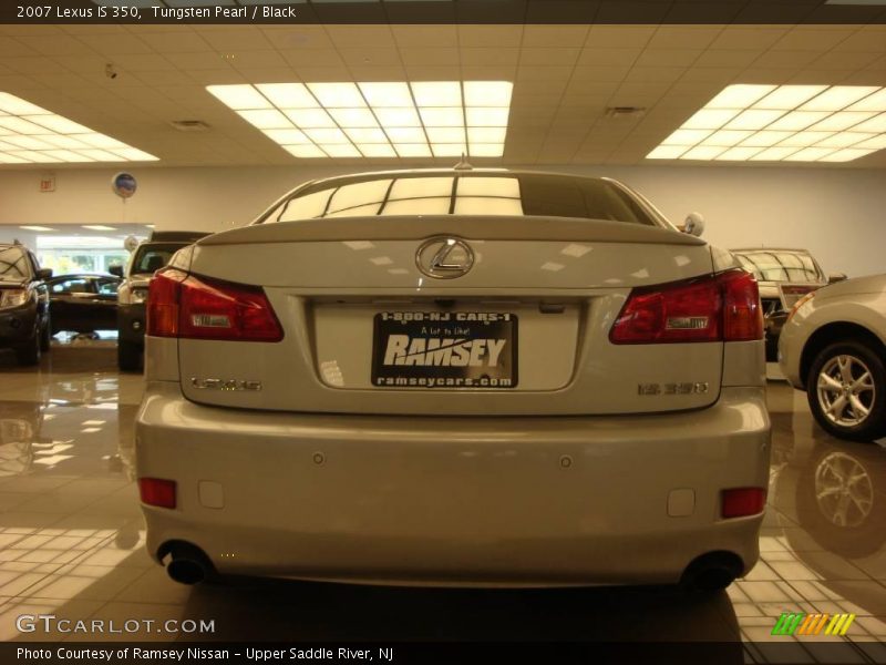 Tungsten Pearl / Black 2007 Lexus IS 350