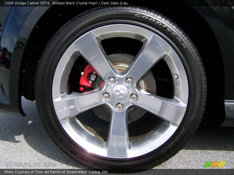 Brilliant Black Crystal Pearl / Dark Slate Gray 2008 Dodge Caliber SRT4