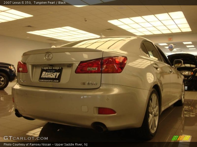 Tungsten Pearl / Black 2007 Lexus IS 350