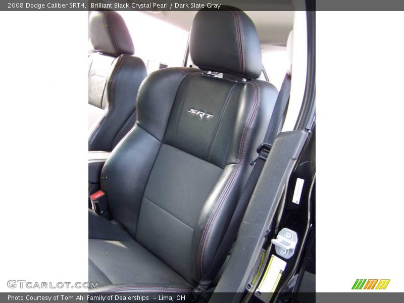 Brilliant Black Crystal Pearl / Dark Slate Gray 2008 Dodge Caliber SRT4
