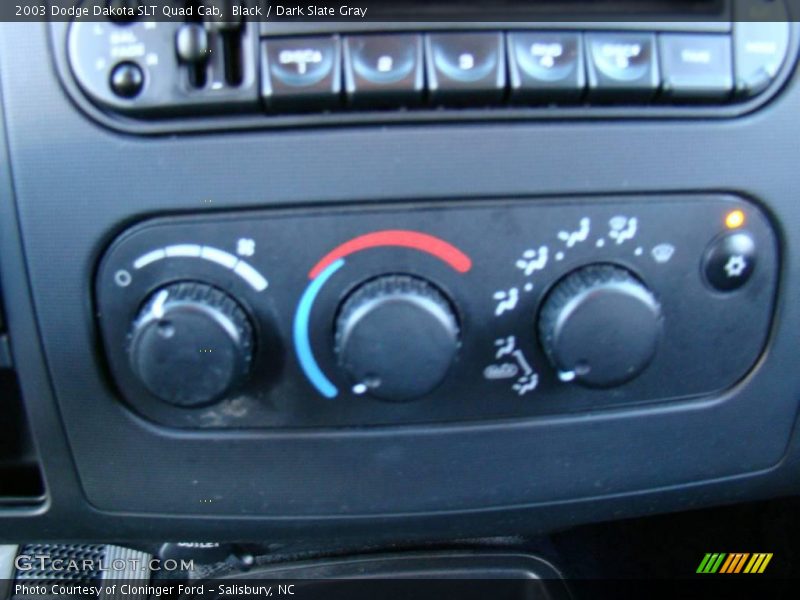 Black / Dark Slate Gray 2003 Dodge Dakota SLT Quad Cab