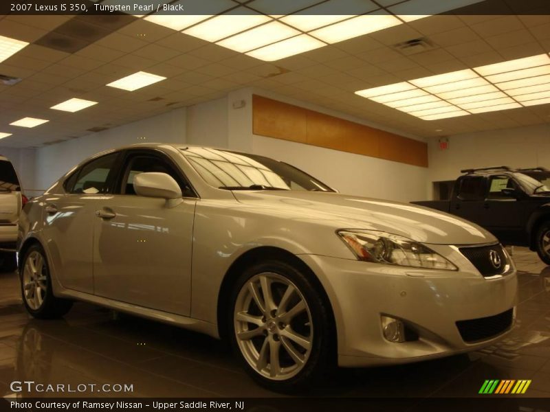 Tungsten Pearl / Black 2007 Lexus IS 350