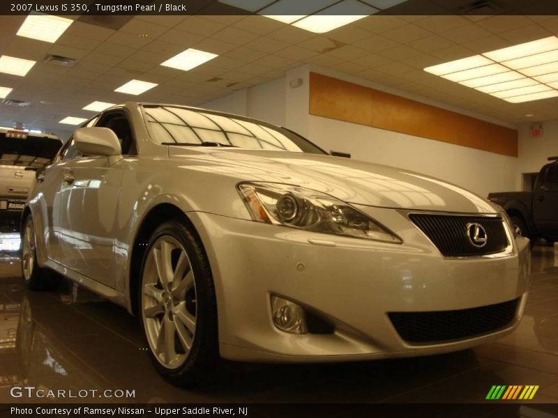 Tungsten Pearl / Black 2007 Lexus IS 350
