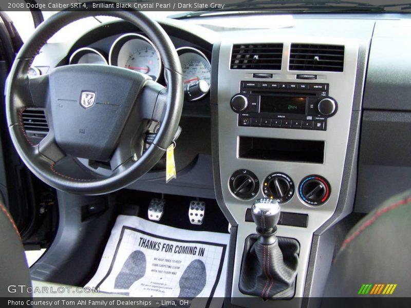 Brilliant Black Crystal Pearl / Dark Slate Gray 2008 Dodge Caliber SRT4