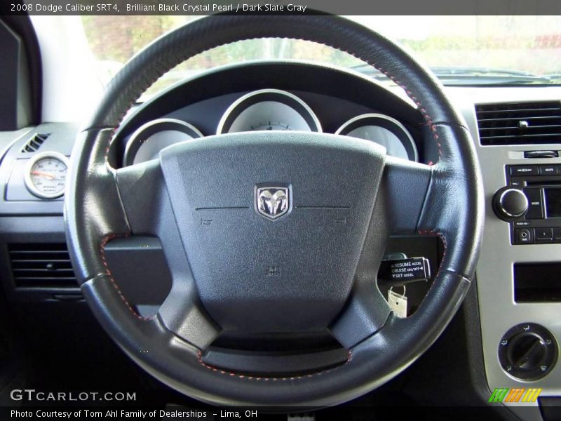 Brilliant Black Crystal Pearl / Dark Slate Gray 2008 Dodge Caliber SRT4